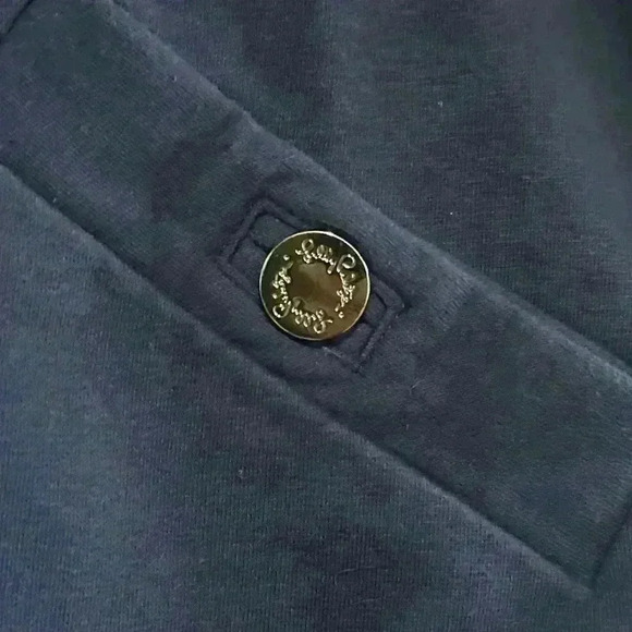 Lilly Pulitzer Madison Skort Navy Gold Button Detail Women's XL - Picture 4 of 8